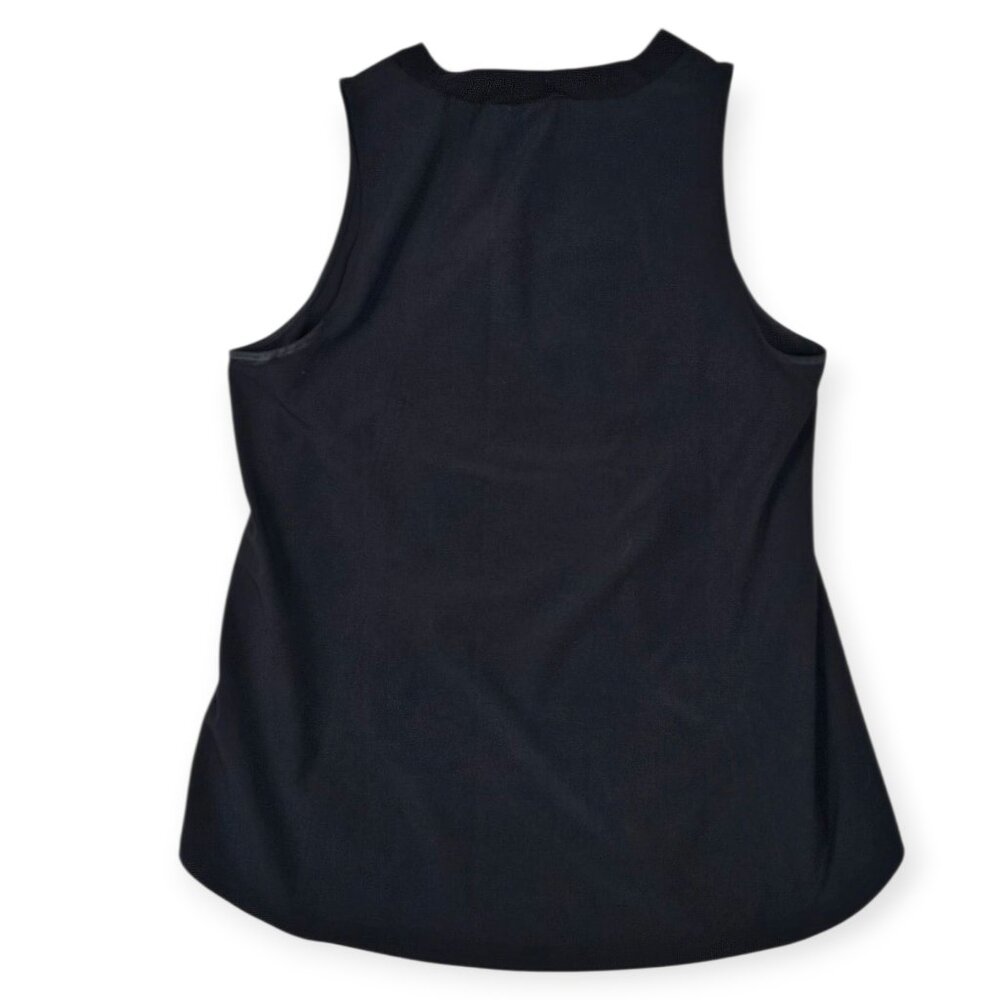 Athleta Black Performance Tank Top - Women's Small - Ribbed Trim - Picture 2 of 10